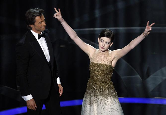 anne hathaway oscars hugh jackman. …and now, The Oscars